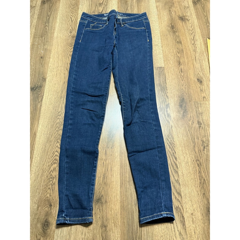 Mossimo Jeans Women Size 2/26 R Blue Mid-Rise Jegging Skinny Denim